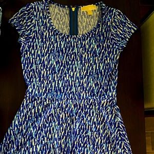 MK dress blue and white